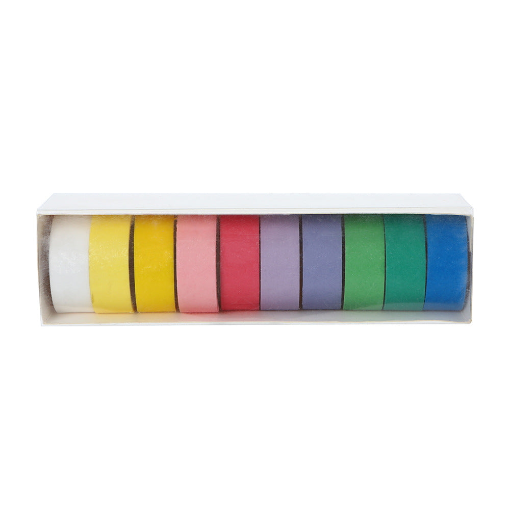 Solid Color and Paper Tape, DIY Decorative Paper Tape - ViktaShop
