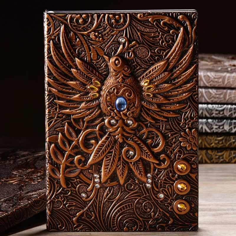 European Retro PU Travel Notebook – Vintage Softcover Diary, 4 Options - ViktaShop