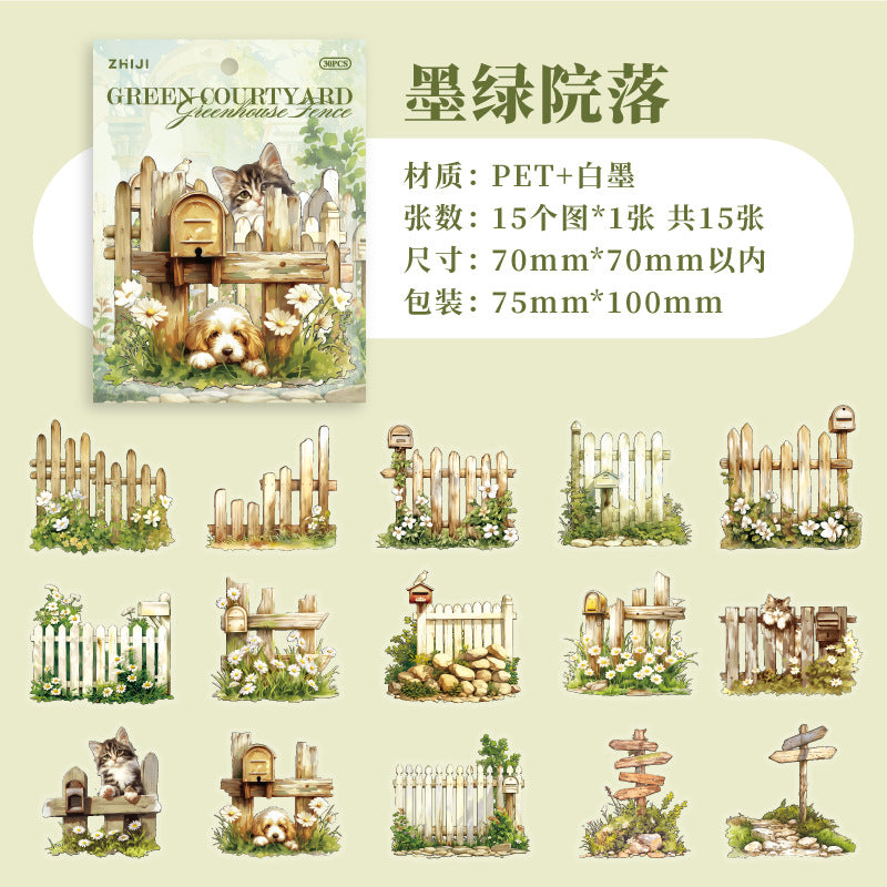 Paper Trace PET White Ink Sticker Pack - ViktaShop