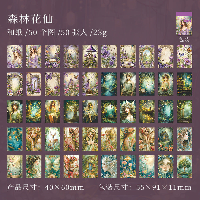 Fantasy Book Series – Sticker Book, 50 Pcs