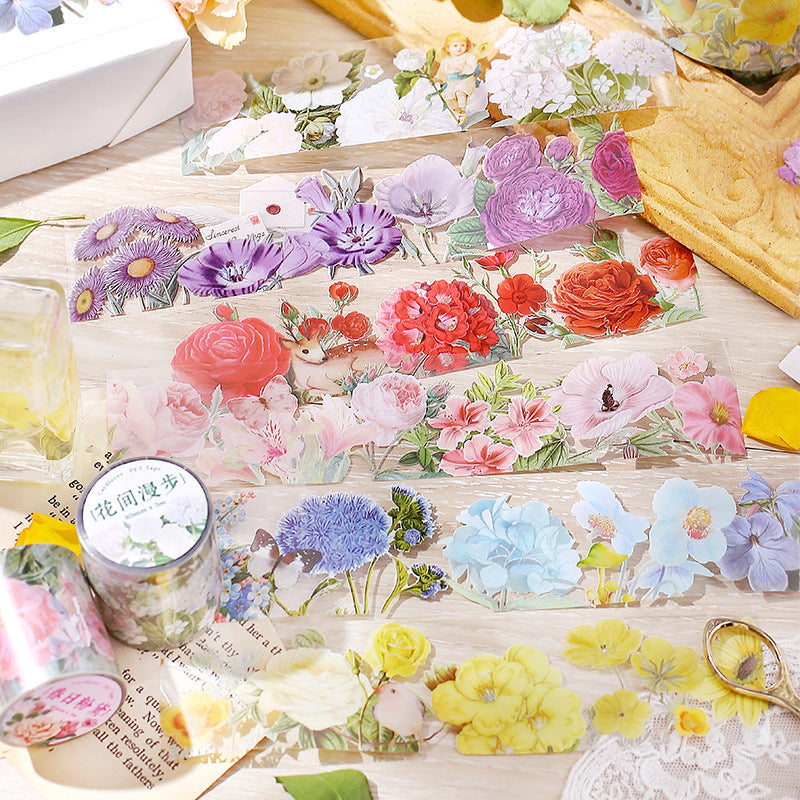 Letter Lover PET Tape - Full Garden Series, 3m - ViktaShop