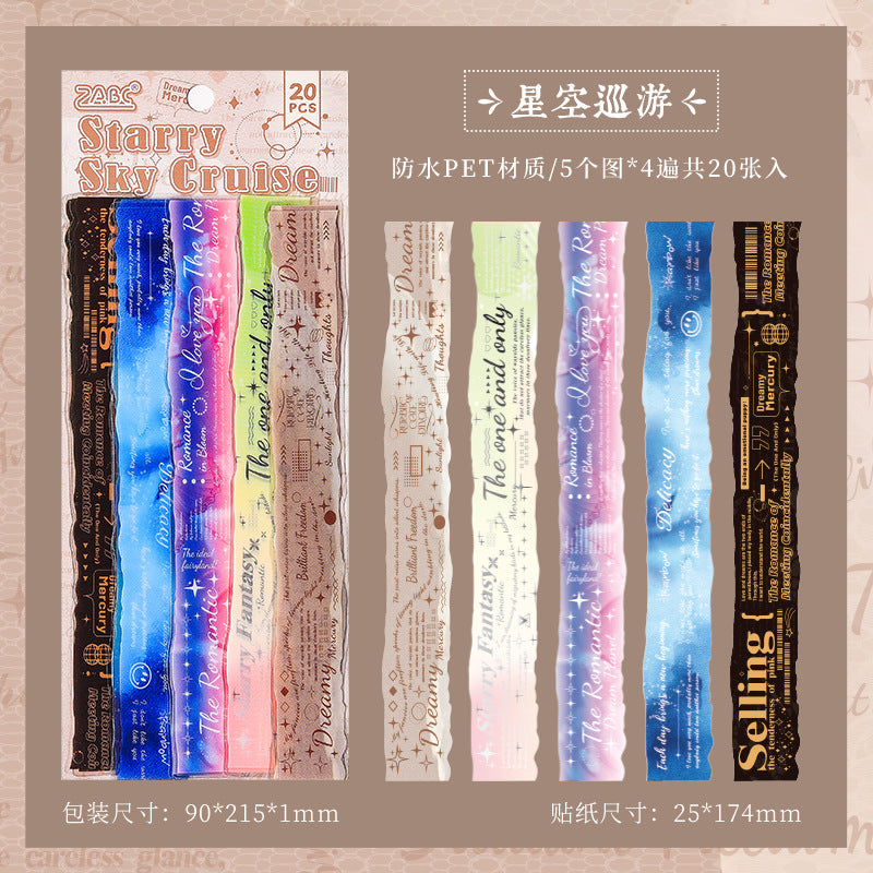 Cross-Border Long PET Stickers - ViktaShop