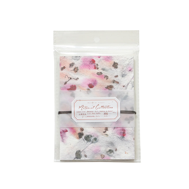 Twilight Material Paper - Arrive as Scheduled Series, 30 Pcs - ViktaShop