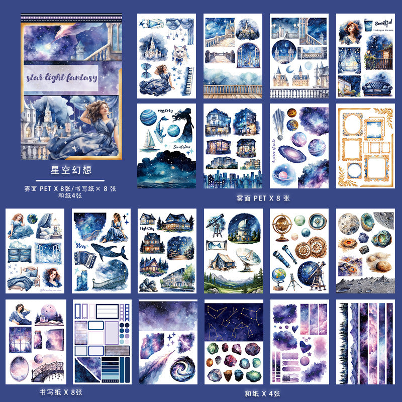 Ice and Snow World Landscape Sticker Book - ViktaShop