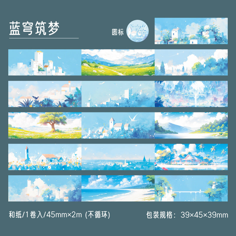 Healing Scenery and Paper Tape 4,5 cm / 200 cm
