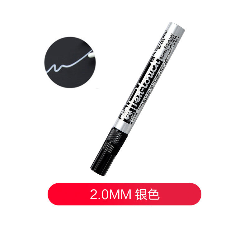 Cherry Blossom White, Gold & Silver Paint Marker Set – High Gloss Art Pens - ViktaShop