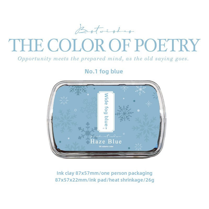 Poetry Color Series Ink Pad 6 colors