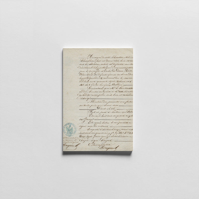 Retro Wall Decoration – Old Paper Card, 6 Options - ViktaShop