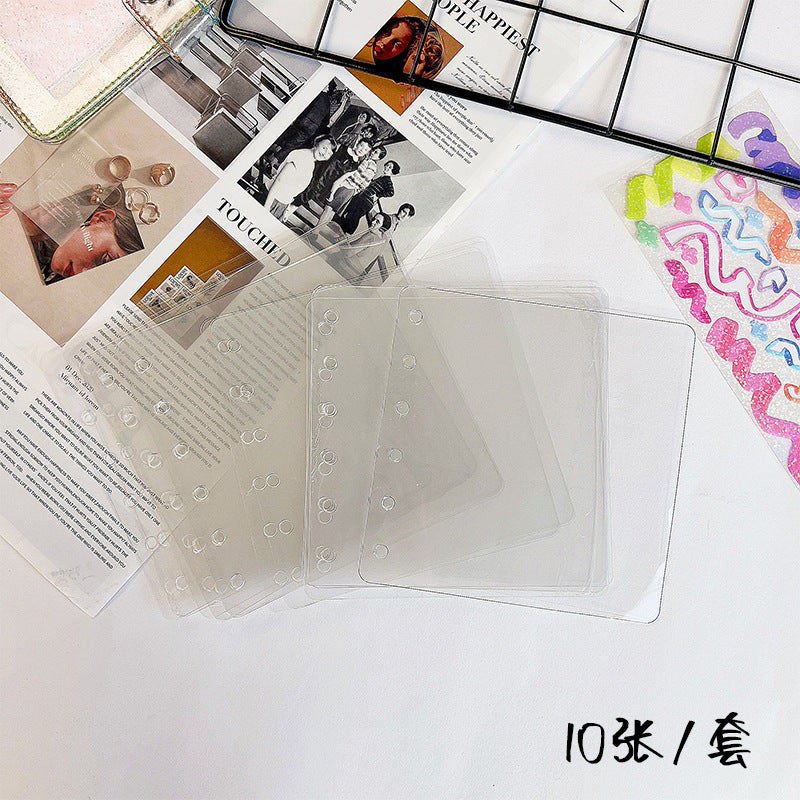 Transparent PET 3/6-Hole Card Album Baffle Partition - ViktaShop