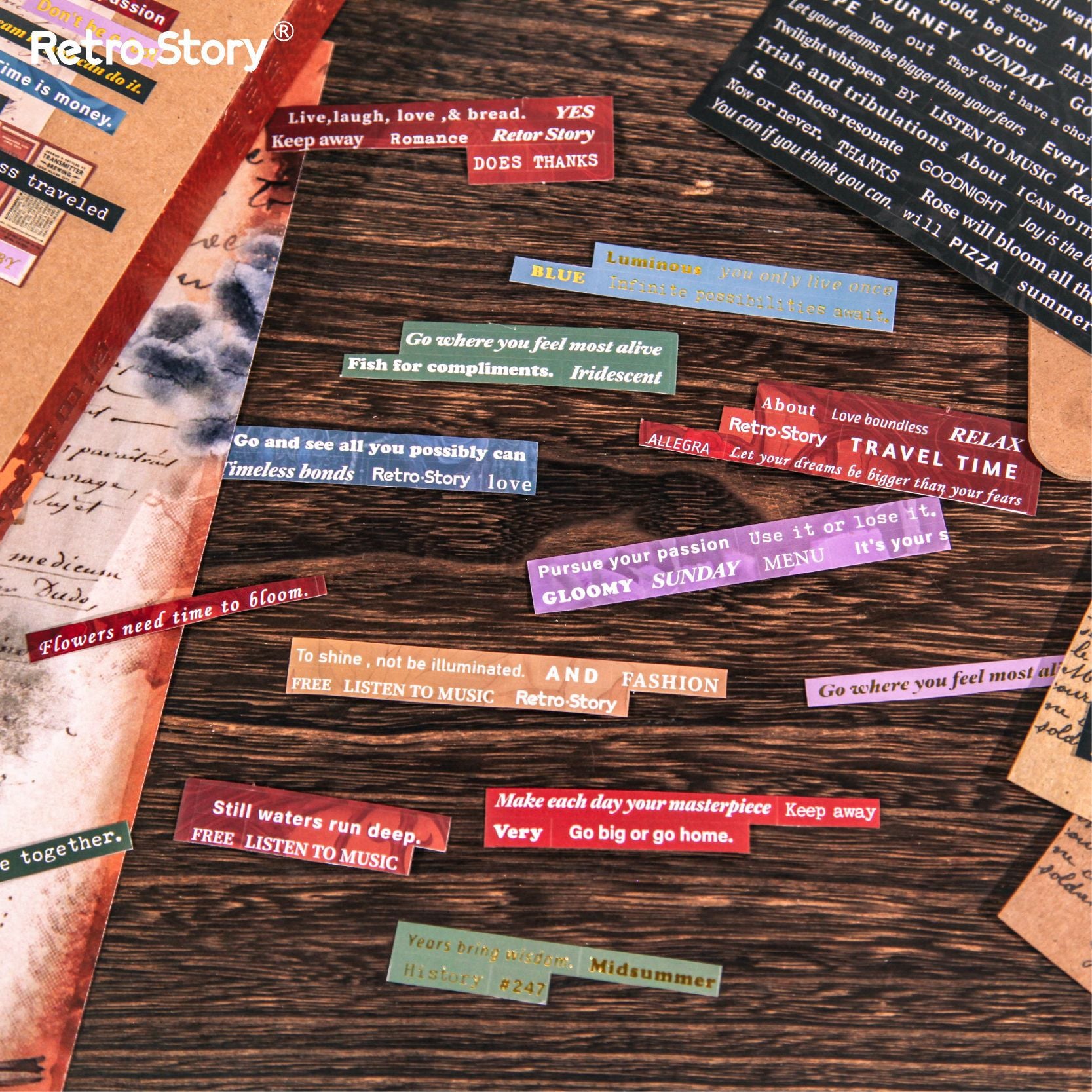 PET Sticker Message DIY Decorative Base - ViktaShop