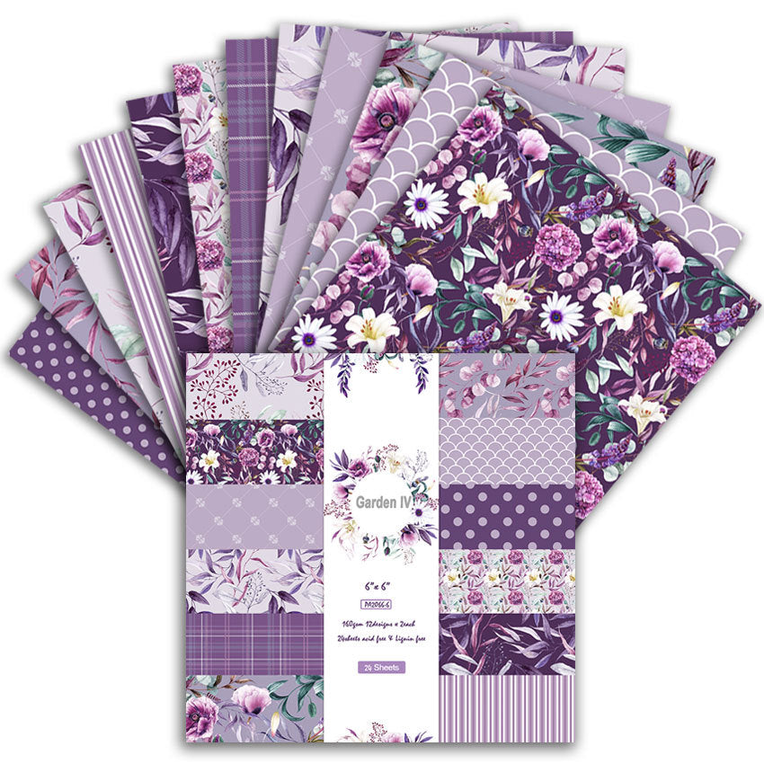 Single-Sided Pattern Paper – DIY Scrapbook & Handmade Card Background - ViktaShop