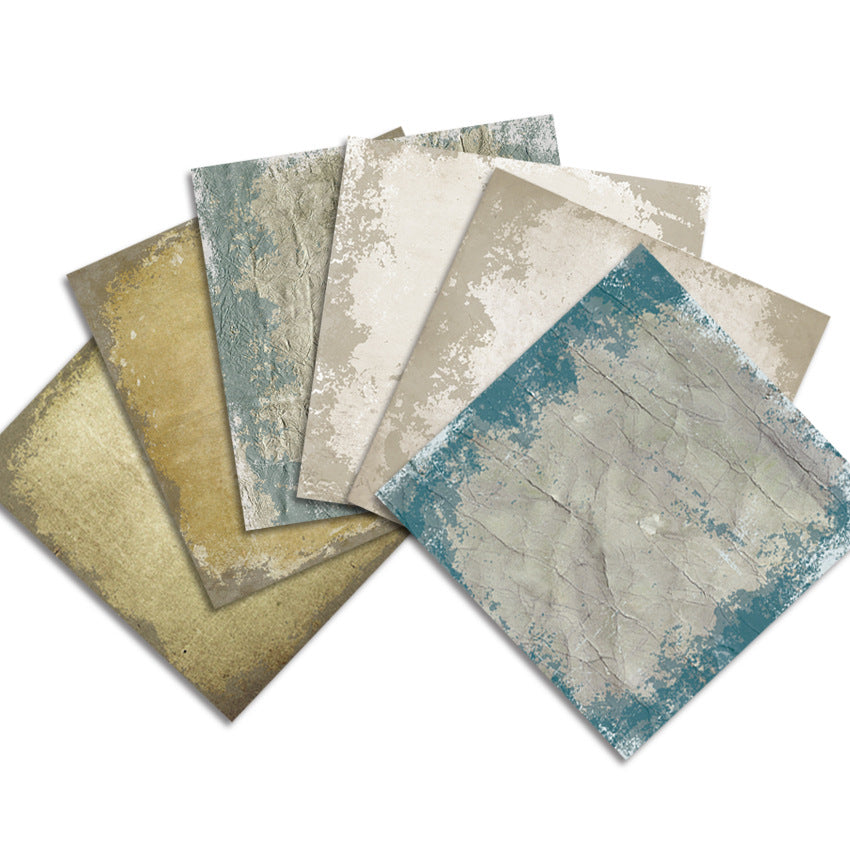 Aged Paper DIY Scrapbook & Junk Journal Pattern Paper - Single-Sided - 24 sheets - ViktaShop