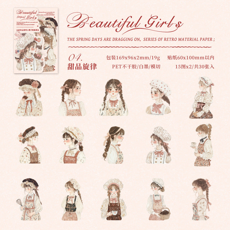 Twilight Heartbeat – PET Die-cut Sticker Pack, 6 Designs - ViktaShop