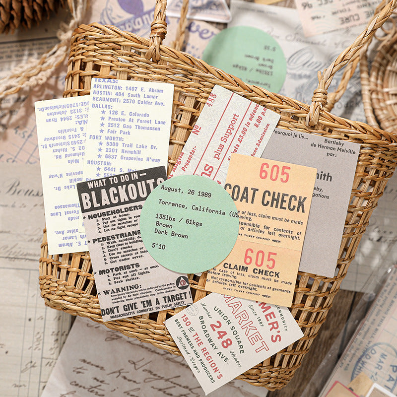 Vintage Material Paper Pack - ViktaShop