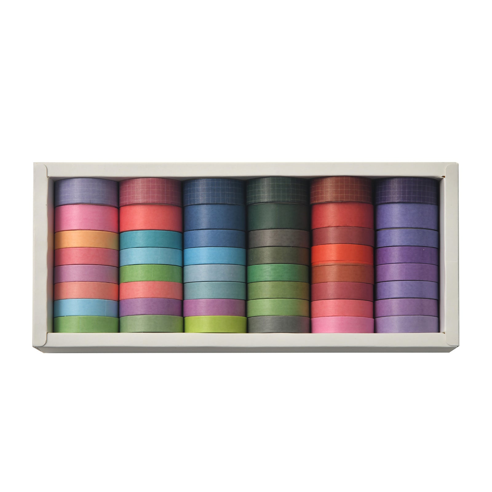 Solid color paper tape set