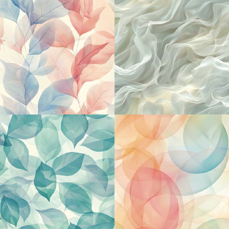 Calming Background Paper – Single-Sided, 24 Sheets - ViktaShop