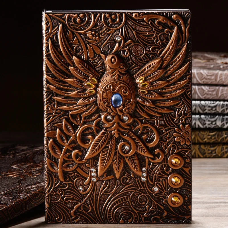 European Retro PU Travel Notebook – Vintage Softcover Diary, 4 Options - ViktaShop