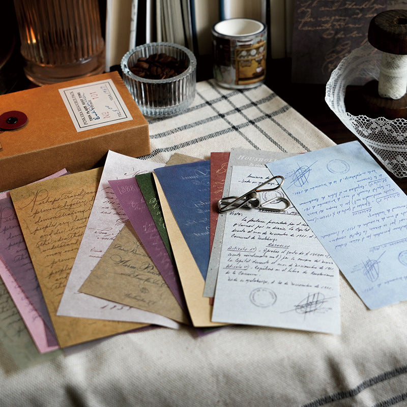 Vintage Material Paper Book – 100 pcs - ViktaShop