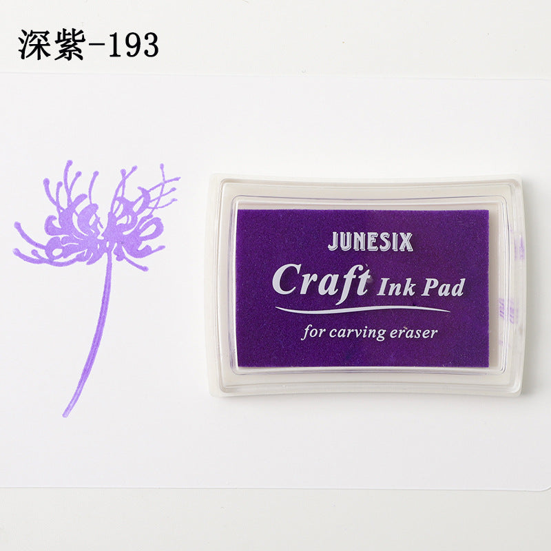 Korean Style 40-Color Ink Pad Set – Thick Sponge for DIY Stamping - ViktaShop