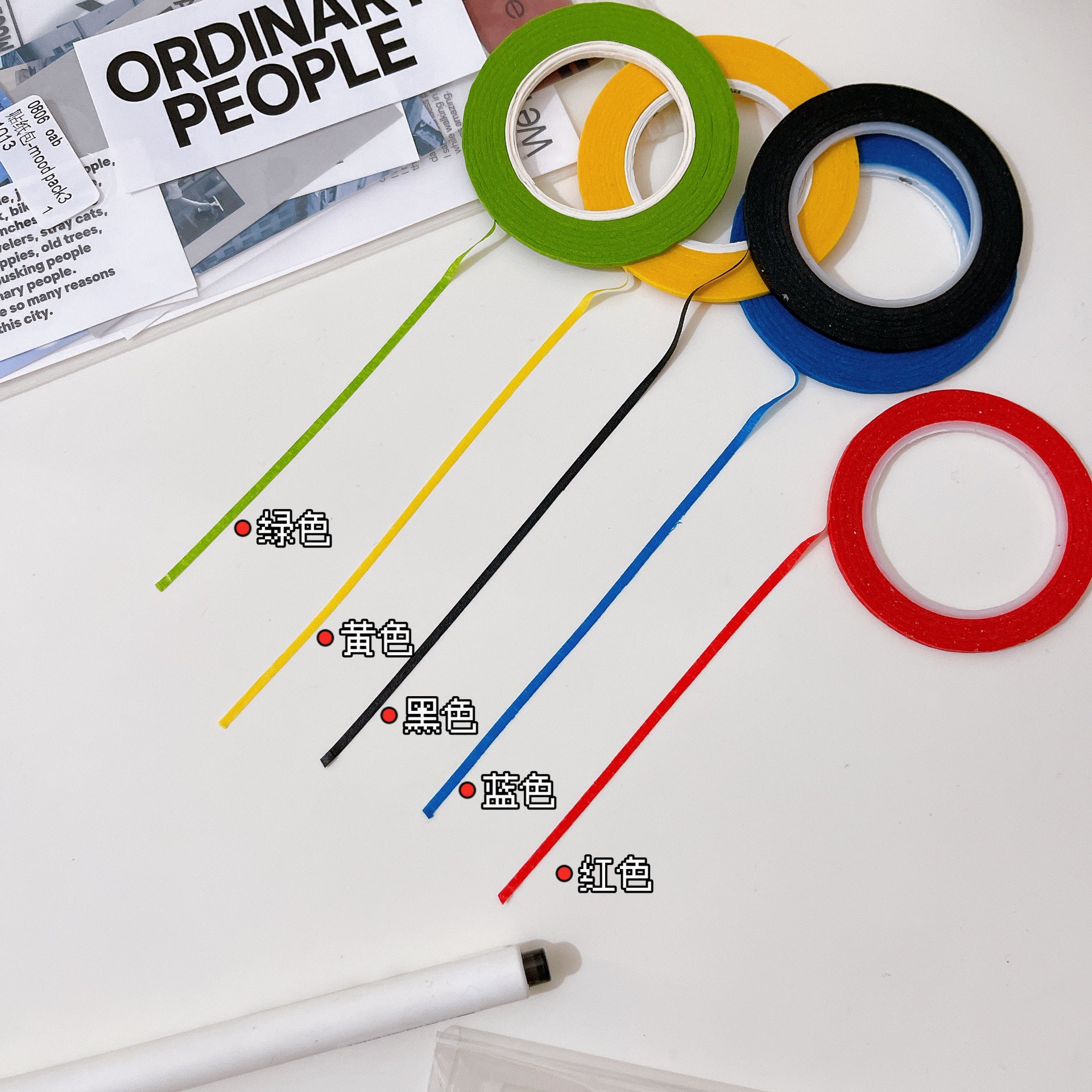 Korean Simple Style Hand Account Material Bracing Tape - ViktaShop