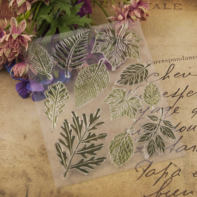 DIY Transparent Stamp for Journal Album - Embossed Design - ViktaShop
