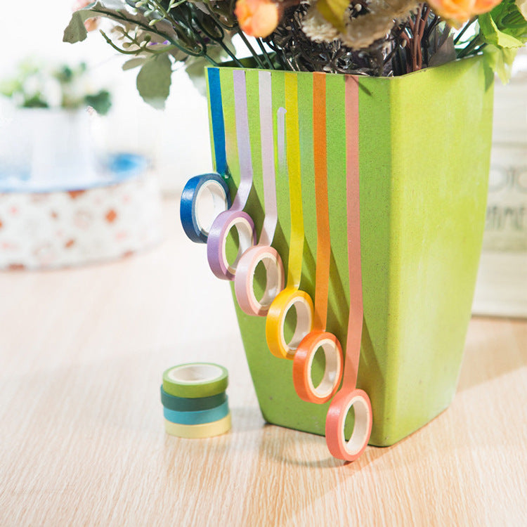 Candy color paper tapes box 10 psc