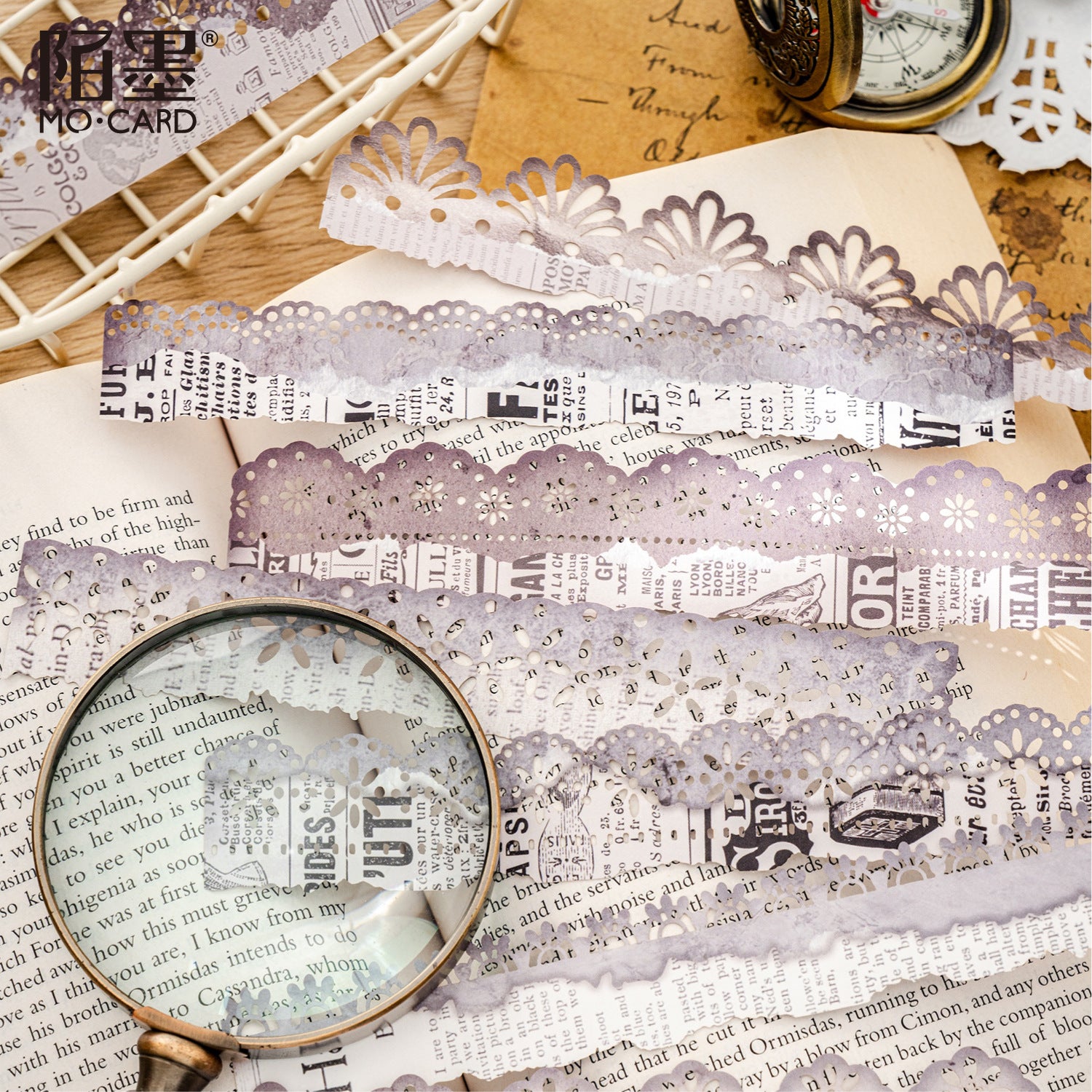 Strip Lace Material Paper - 10 Pcs - ViktaShop