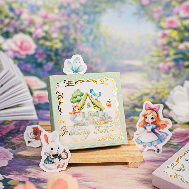 Starlight Fairy Tale Series Mini Sticker Book, 4 Options - ViktaShop