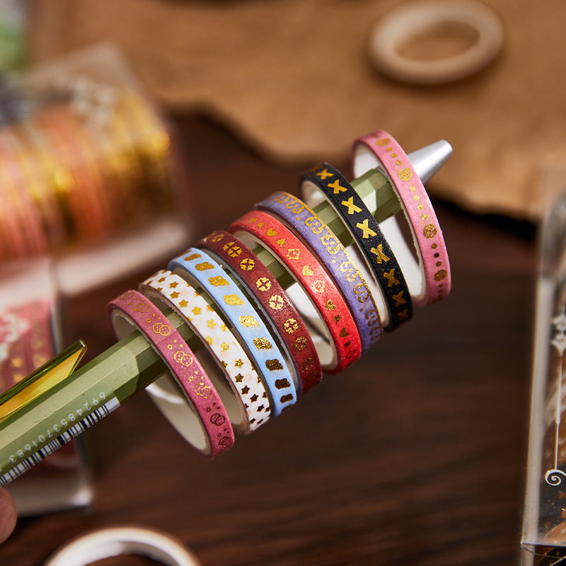 Aerobic Life Series – Hot Stamping and Paper Tape Set, 20 Rolls - ViktaShop
