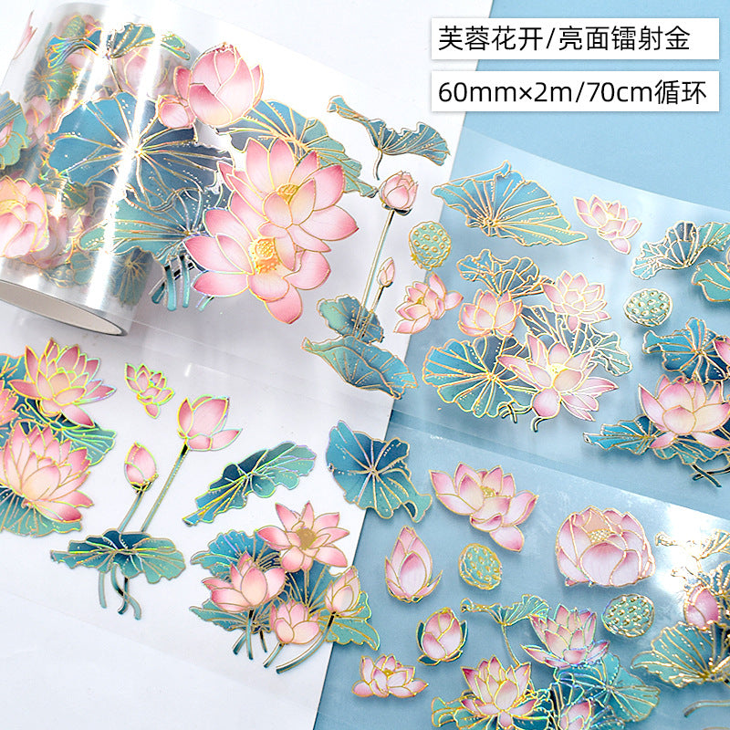 Flower Decoration – Creative Handmade Rose PET Tape - 2m - ViktaShop