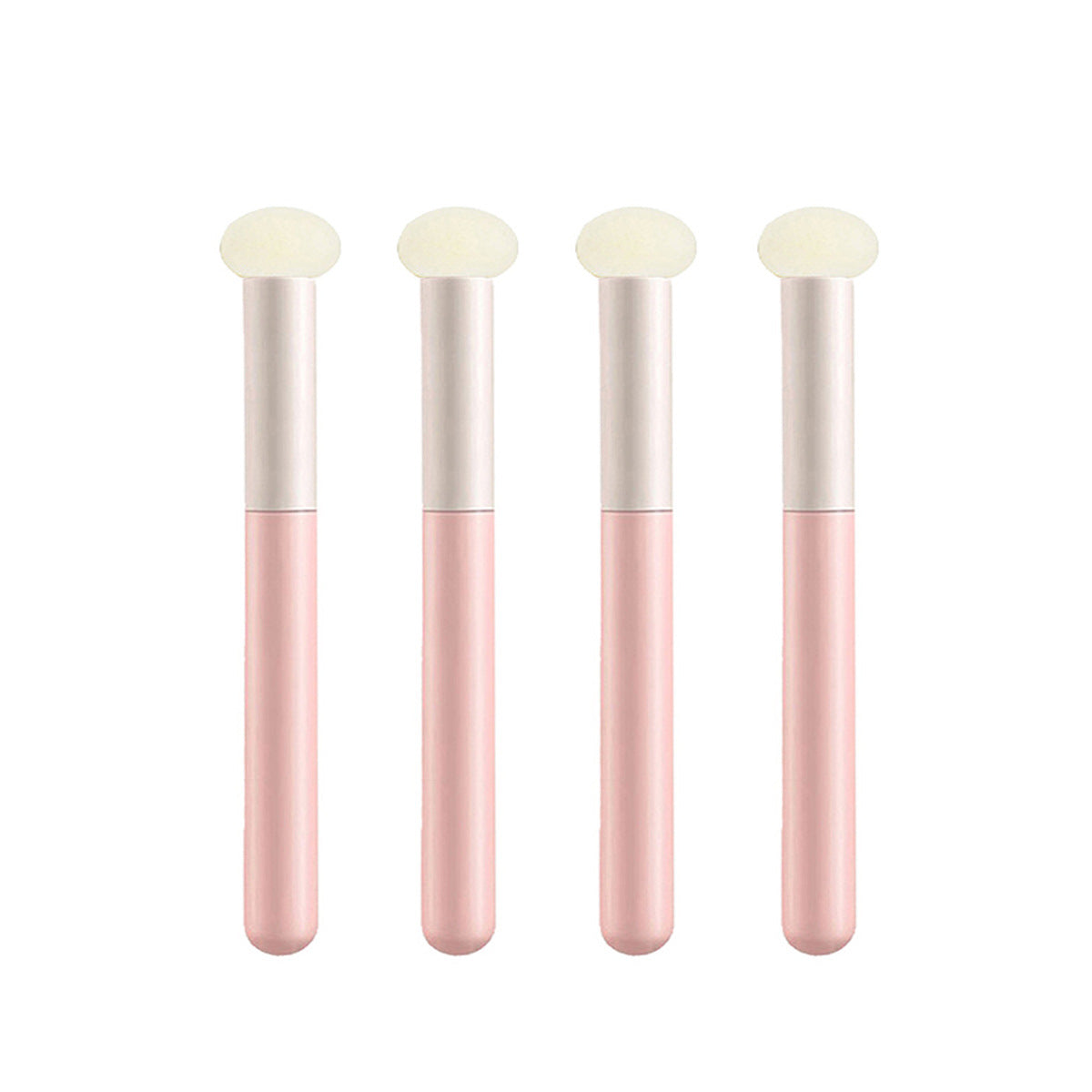 4-Pack Non-Latex Makeup Sponge Set – Small Steamed Bread, Concealer & Dot Brushes - ViktaShop