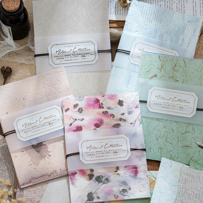 Twilight Material Paper - Arrive as Scheduled Series, 30 Pcs - ViktaShop