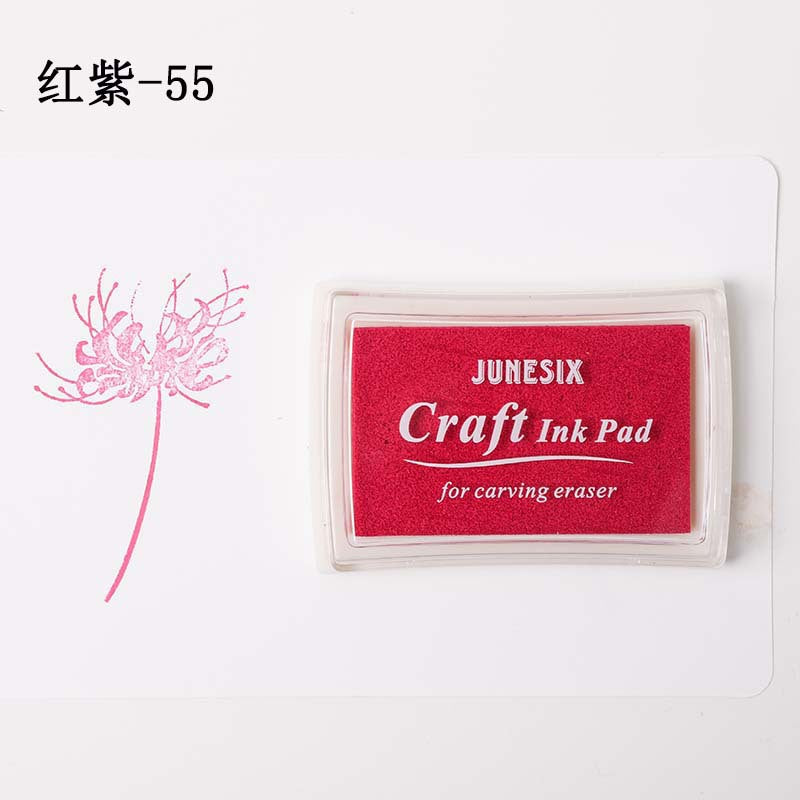 Korean Style 40-Color Ink Pad Set – Thick Sponge for DIY Stamping - ViktaShop