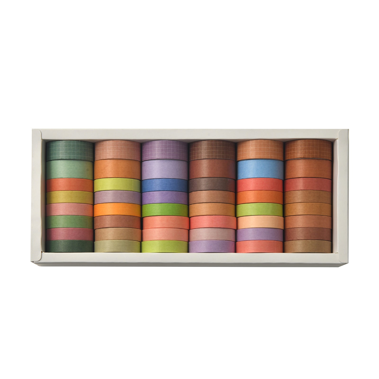 Solid color paper tape set