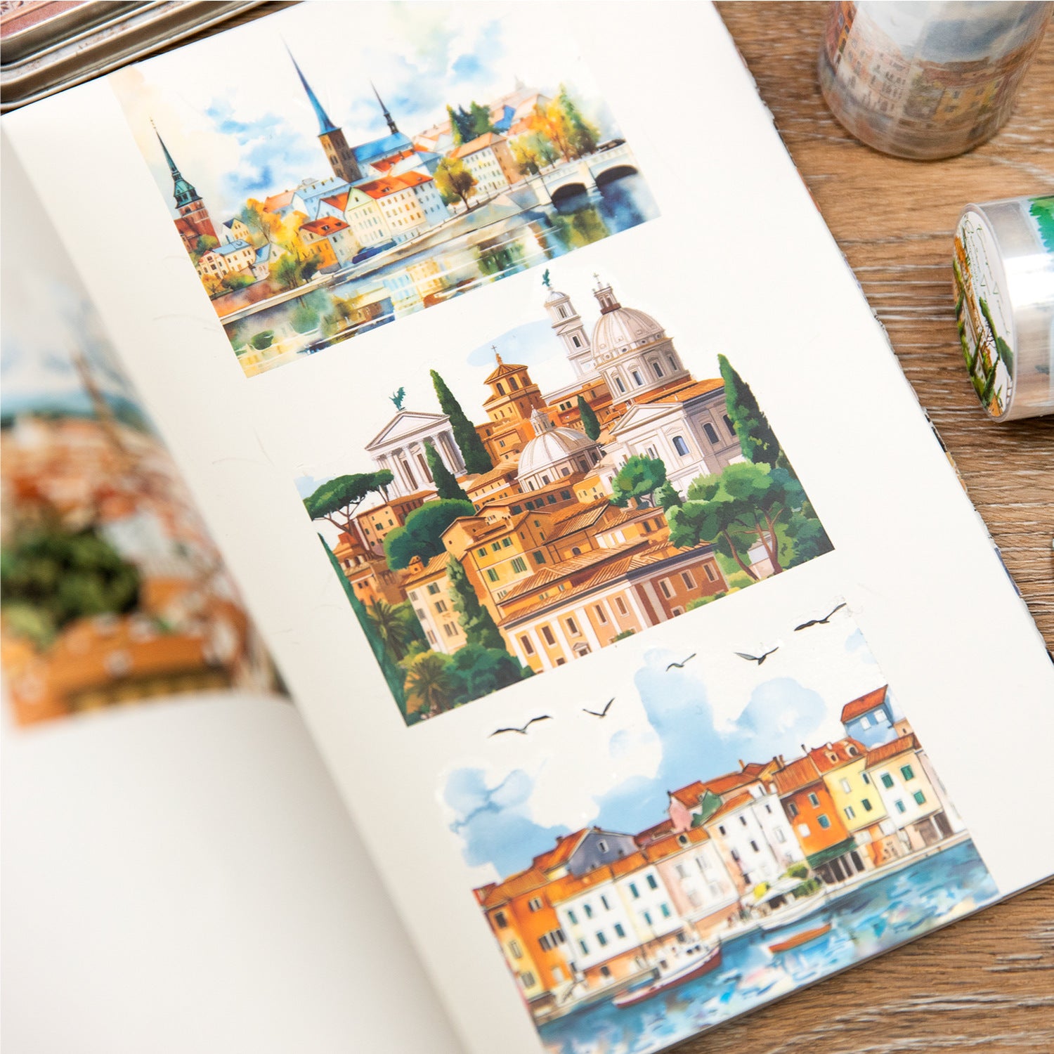 PET Tape – Travel Theme Cycle Tape, 350mm - ViktaShop