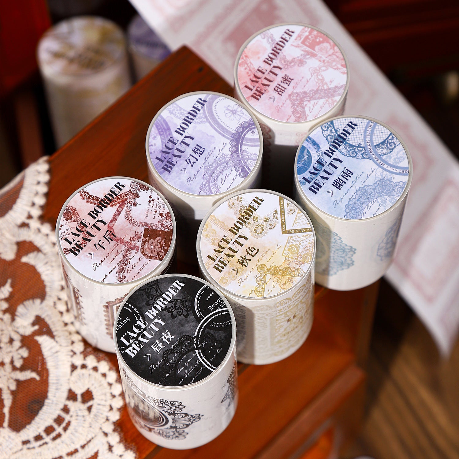 Hand Account Tape - Exquisite Collage Decoration Material, 380mm - ViktaShop