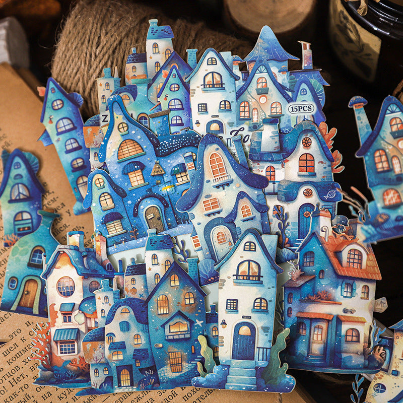 Fairy Tale Town Series Paper Stickers - ViktaShop