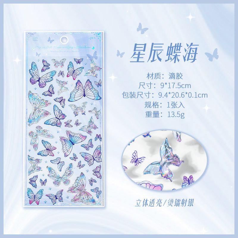 Brilliant Butterfly Series Stickers - ViktaShop