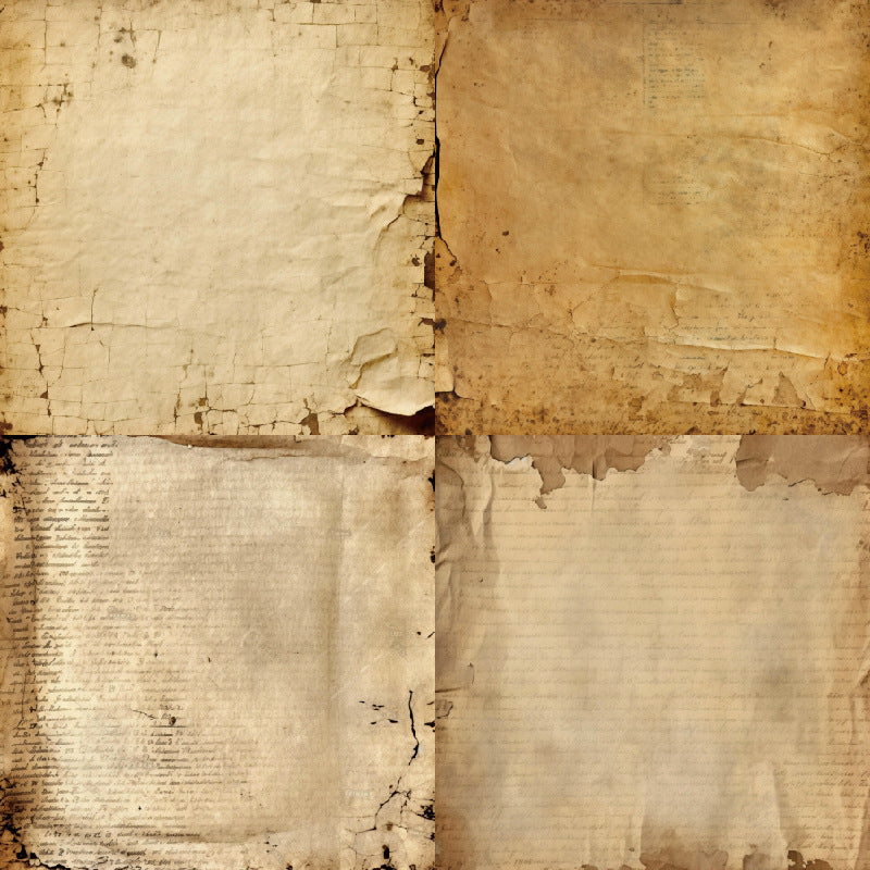 Paper Scraps Background Paper – Single-Sided, 24 Sheets - ViktaShop