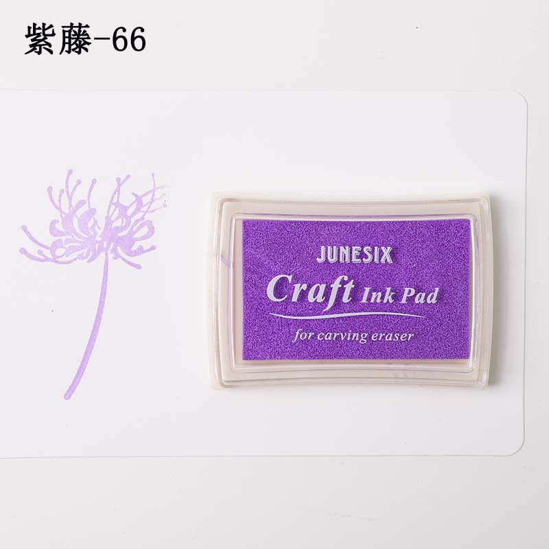 Korean Style 40-Color Ink Pad Set – Thick Sponge for DIY Stamping - ViktaShop