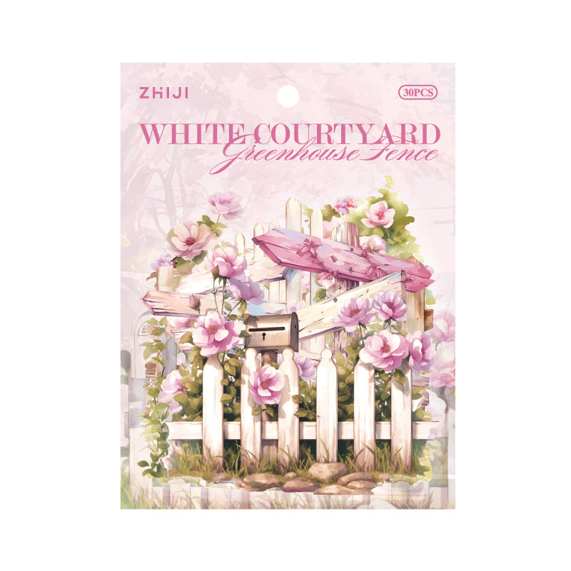 Paper Trace PET White Ink Sticker Pack - ViktaShop