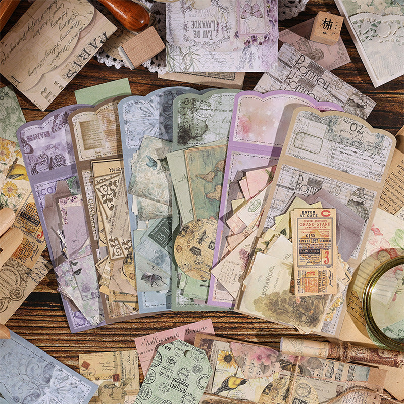 Vintage DIY Journal Background Paper - ViktaShop