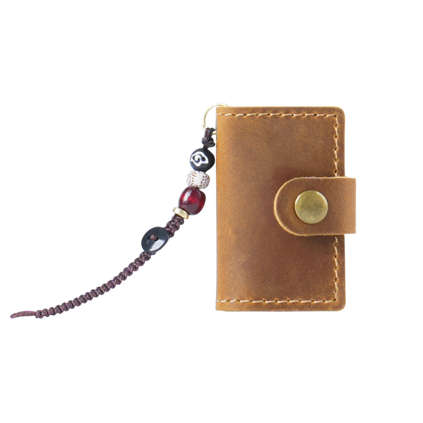 Traveler’s Mini TN Notebook – Handmade Cowhide Pendant - ViktaShop