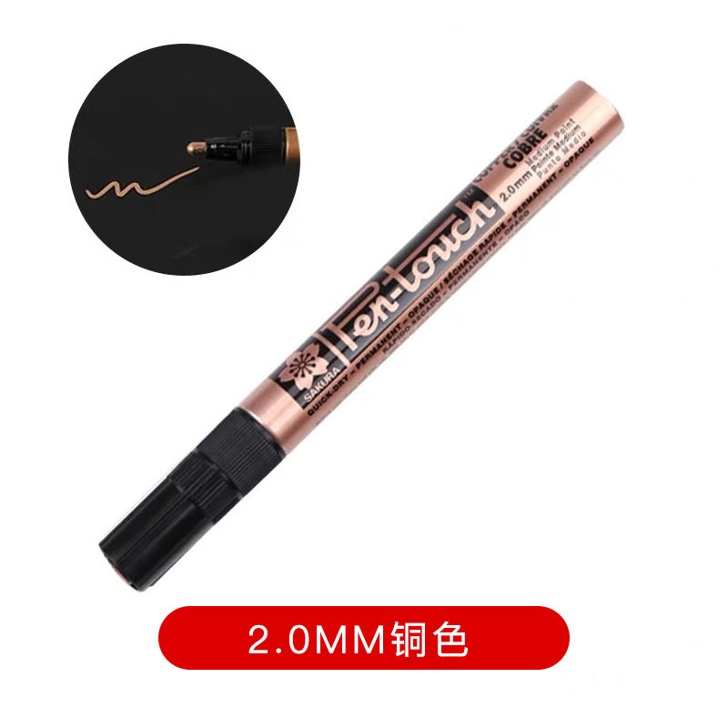 Cherry Blossom White, Gold & Silver Paint Marker Set – High Gloss Art Pens - ViktaShop