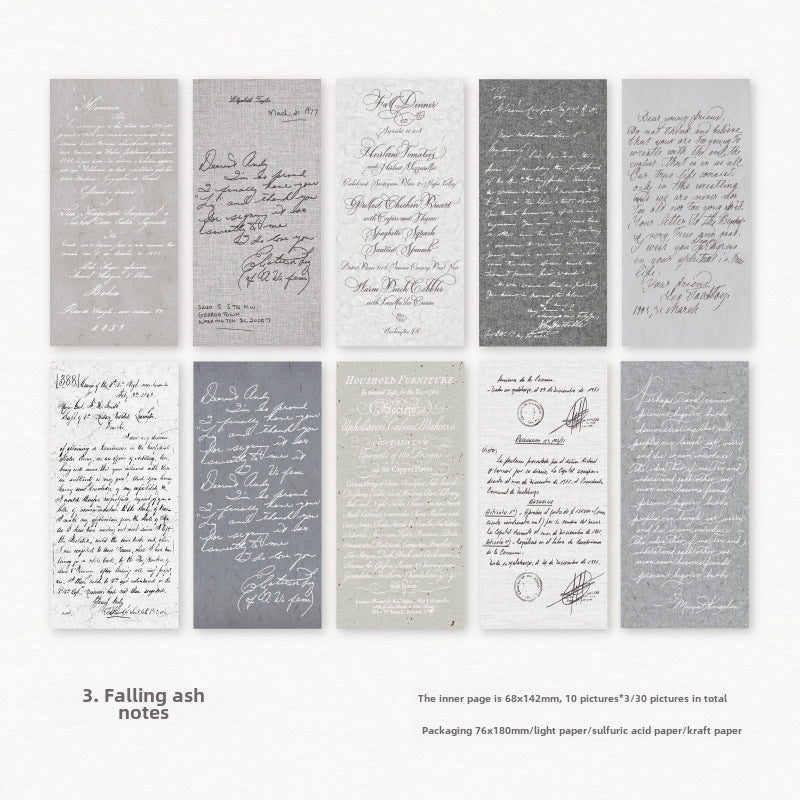 Vintage Material Paper Book – 100 pcs - ViktaShop