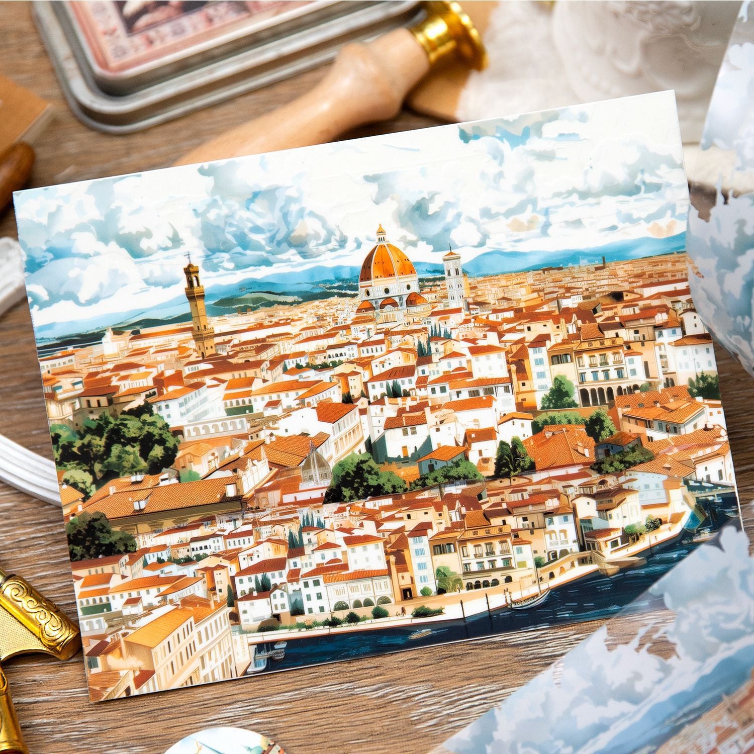 PET Tape – Travel Theme Cycle Tape, 350mm - ViktaShop
