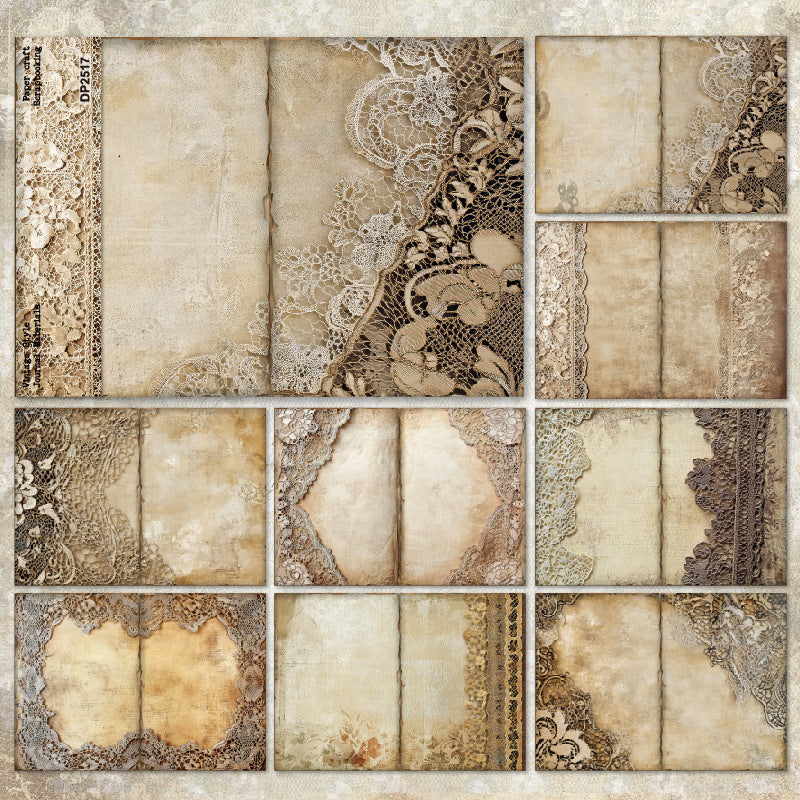 Vintage paper material background A5