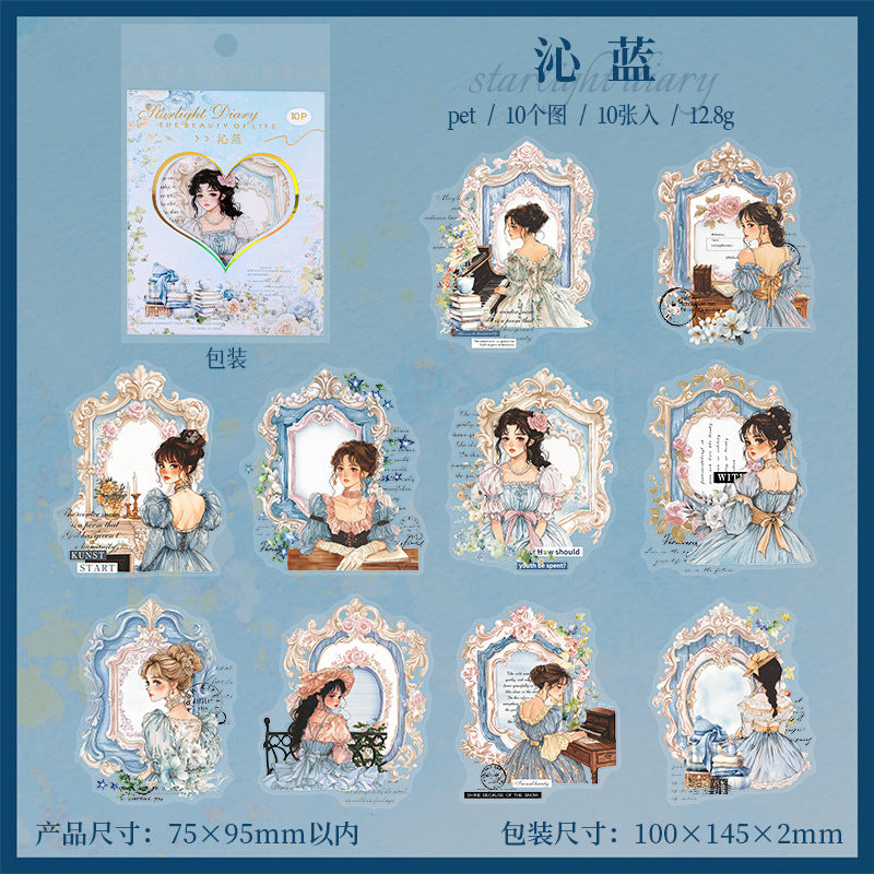 Starlight Diary Series - Figure PET Sticker - ViktaShop