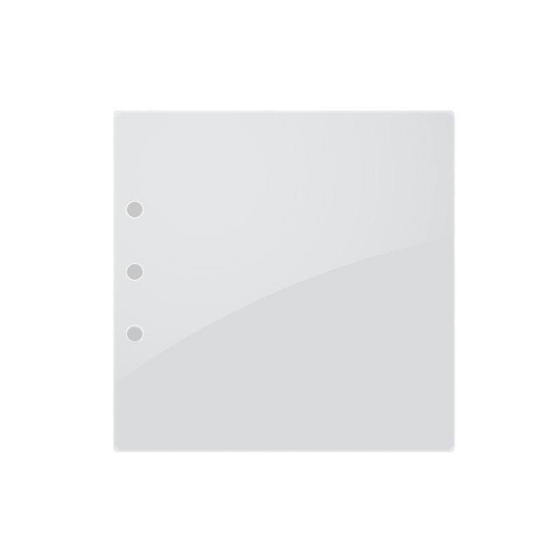 Transparent PET 3/6-Hole Card Album Baffle Partition - ViktaShop