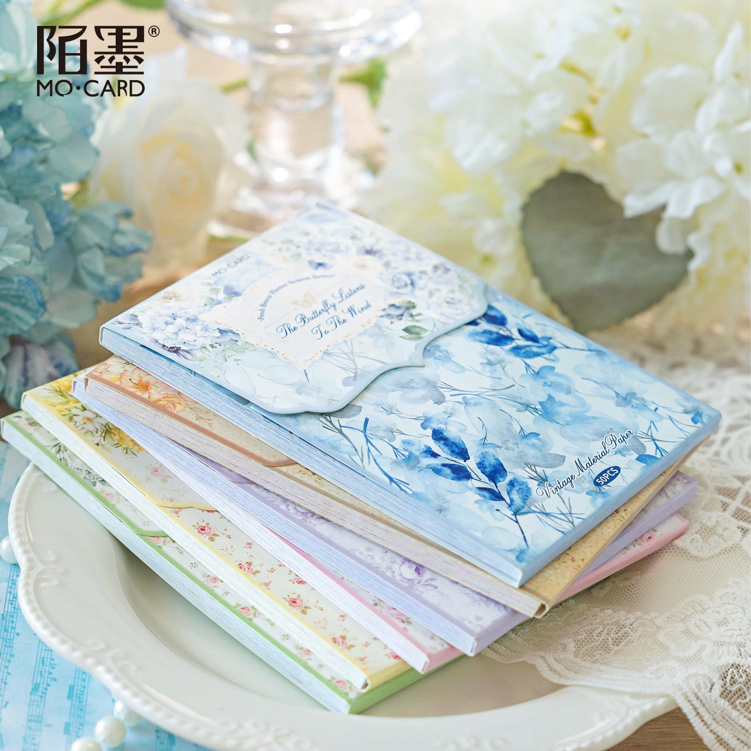 Cool Breeze Flower Series Craft Paper Material - 50 pcs - ViktaShop